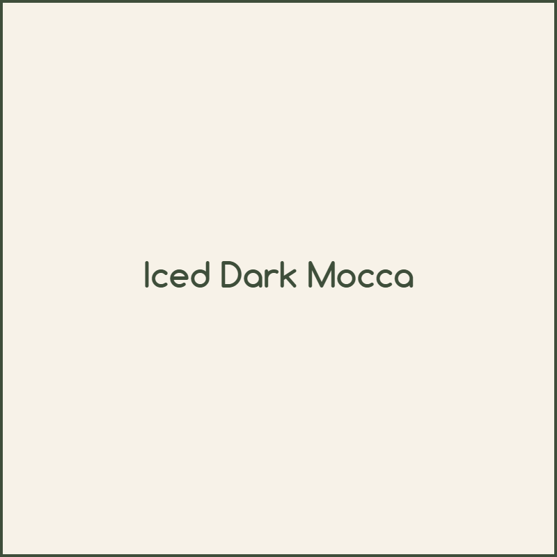 Iced Dark Mocca