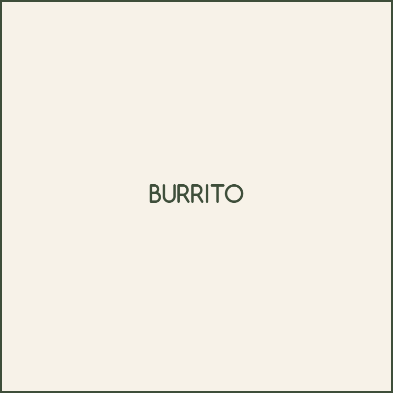 [PLATOS PRINCIPALES] BURRITO