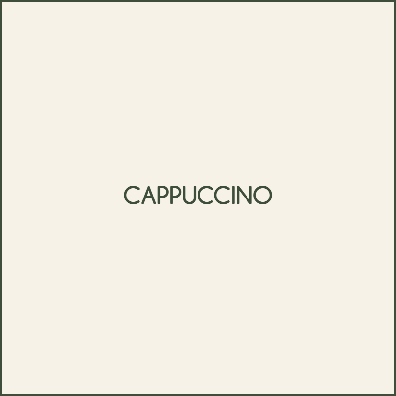 [BEBIDAS CALIENTES] CAPPUCCINO
