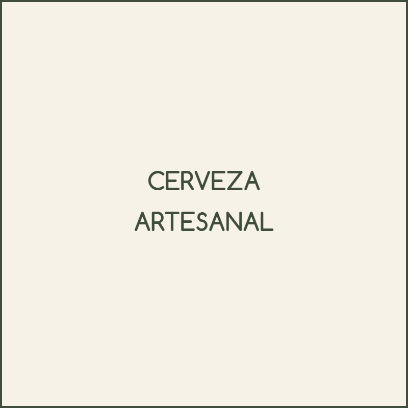 [BEBIDAS FRIAS] CERVEZA ARTESANAL